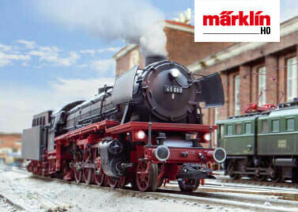 Märklin CM 805/3 Ho Coffret Db Train Marchandises Loco Vapeur 030